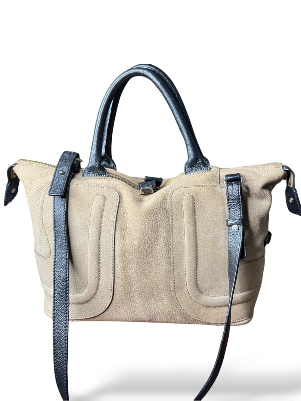 See by Chloé Kaye Suede & Leather Two-Tone Tote Bag